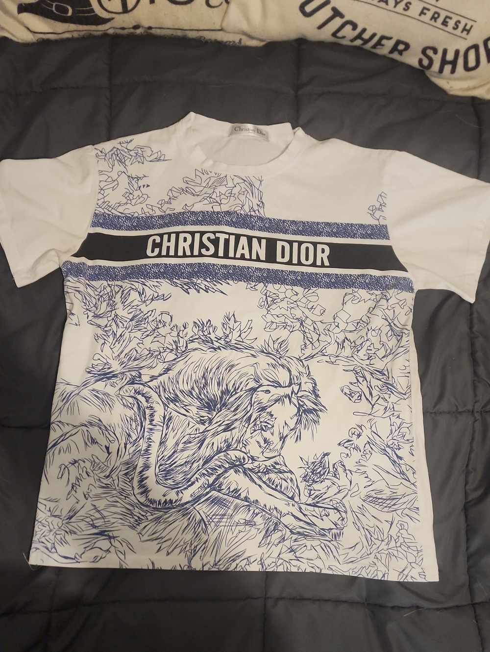 Authentic Christian Dior Shirt Size Adult Small 19x23 So Cute!